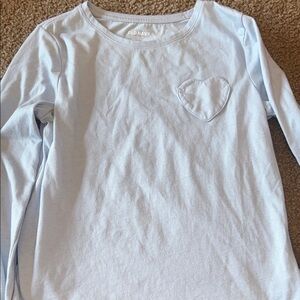 Old Navy Kids Long Sleeve Tee with Heart pocket